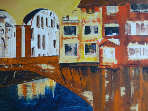 Florence - Cityscape - Painting by Jenny